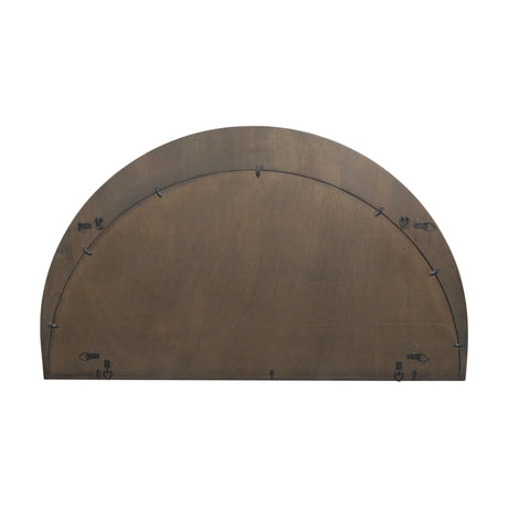 Celeste Dark Brown Wood Large Mirror from Mercana - Luna Furniture