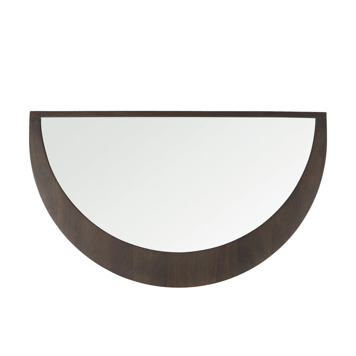 Celeste Dark Brown Wood Large Mirror from Mercana - Luna Furniture