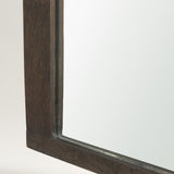 Celeste Dark Brown Wood Arched Mirror from Mercana - Luna Furniture