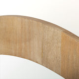 Celeste Light Brown Wood Small Mirror from Mercana - Luna Furniture