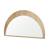 Celeste Light Brown Wood Large Mirror from Mercana - Luna Furniture