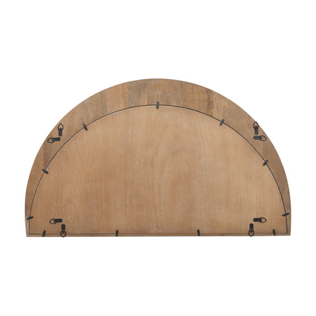 Celeste Light Brown Wood Large Mirror from Mercana - Luna Furniture