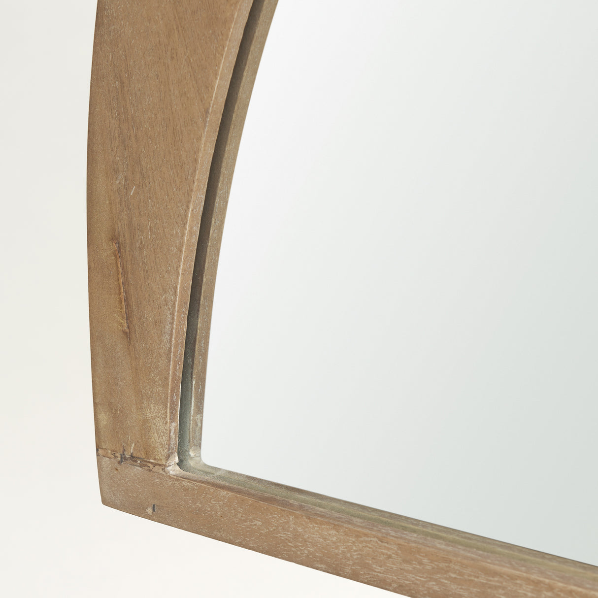 Celeste Light Brown Wood Large Mirror from Mercana - Luna Furniture