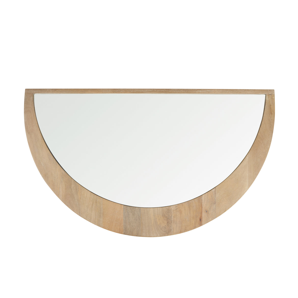 Celeste Light Brown Wood Large Mirror from Mercana - Luna Furniture