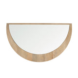 Celeste Light Brown Wood Large Mirror from Mercana - Luna Furniture