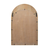 Celeste Light Brown Wood Arched Mirror from Mercana - Luna Furniture