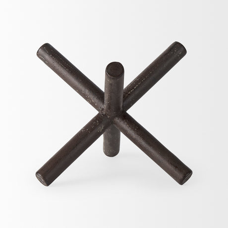 Astericks II (Medium) 8L x 7W Brown Metal Decor Object from Mercana - Luna Furniture