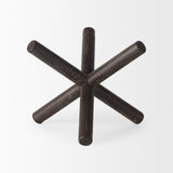 Astericks II (Medium) 8L x 7W Brown Metal Decor Object from Mercana - Luna Furniture