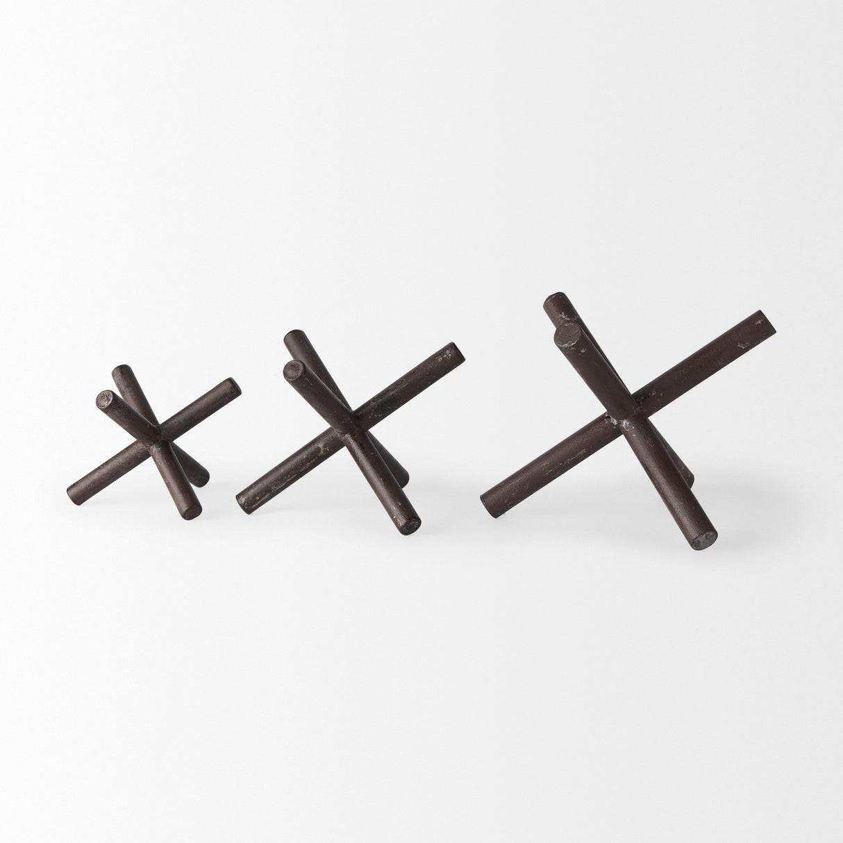 Astericks II (Medium) 8L x 7W Brown Metal Decor Object from Mercana - Luna Furniture