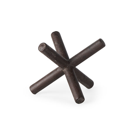 Astericks III (Small) 6L x 6W Brown Metal Decor Object from Mercana - Luna Furniture