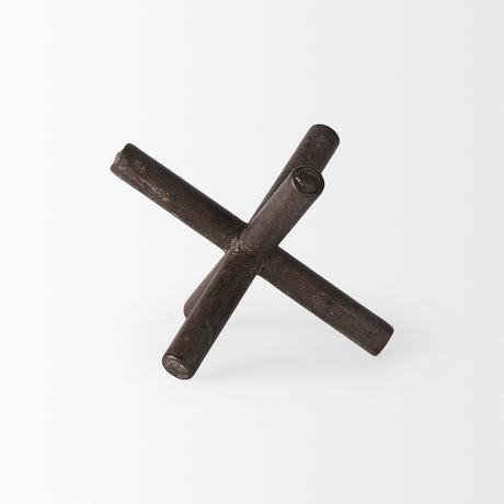 Astericks III (Small) 6L x 6W Brown Metal Decor Object from Mercana - Luna Furniture