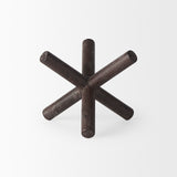 Astericks III (Small) 6L x 6W Brown Metal Decor Object from Mercana - Luna Furniture