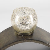 Lux Copper Metal Five Hurricane Glass Holder Table Candle Holder from Mercana - Luna Furniture