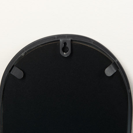 Katherine Wall Mounted Mirror w Glass Bottle for Botanicals or Floral from Mercana - Luna Furniture