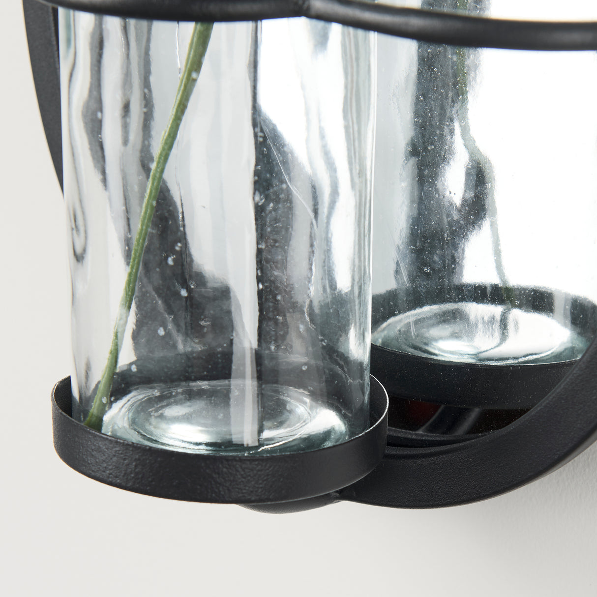 Katherine Wall Mounted Mirror w Glass Bottle for Botanicals or Floral from Mercana - Luna Furniture