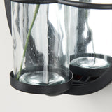 Katherine Wall Mounted Mirror w Glass Bottle for Botanicals or Floral from Mercana - Luna Furniture