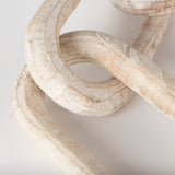 Alix 29.0L x 5.0W x 5.0H Beige Wooden Link Chain Decorative Object from Mercana - Luna Furniture