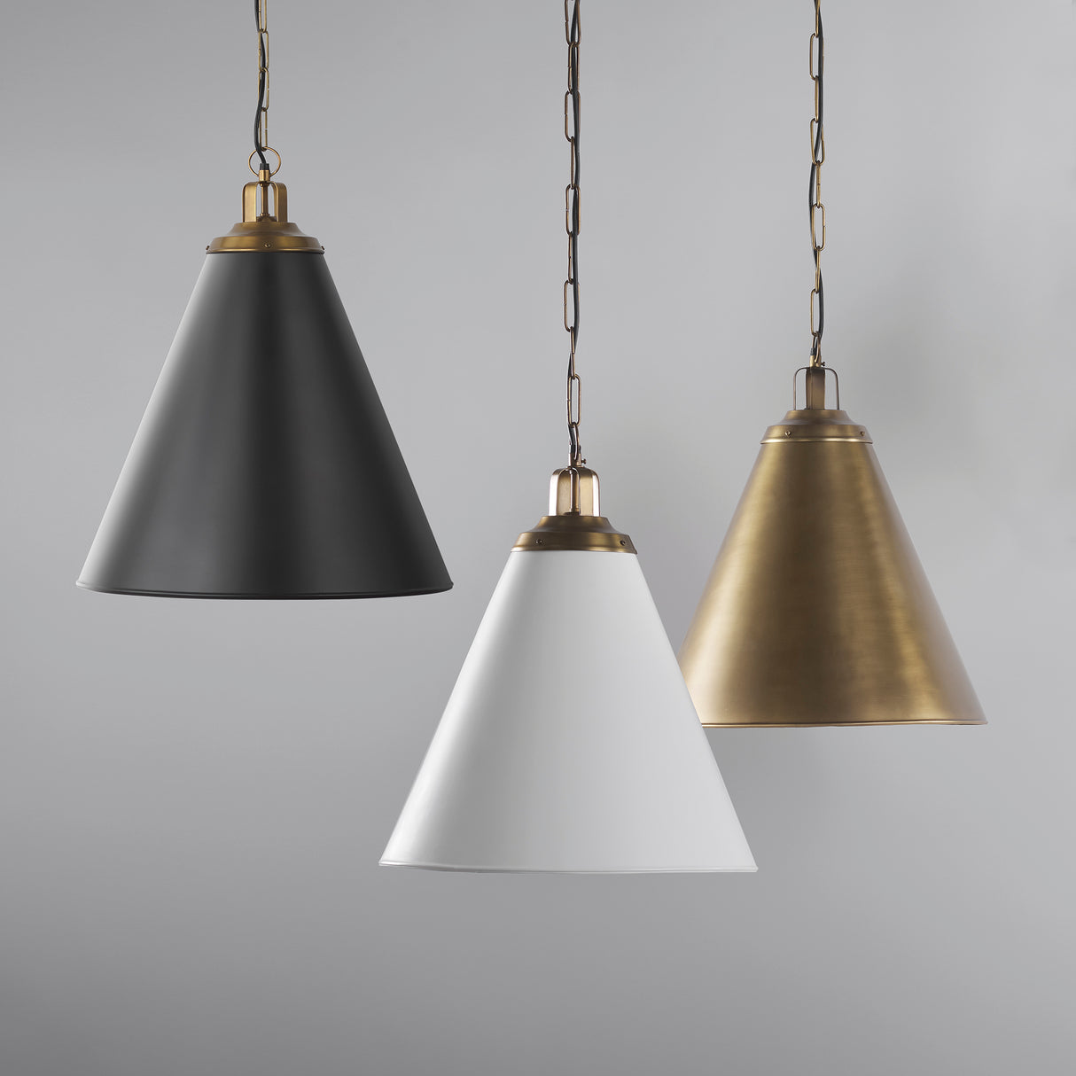 Fenton 18.0L x 18.0W x 23.0H Gold W/Gold Accents Pendant Light from Mercana - Luna Furniture