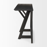 Jennings 54.0L x 16.0W x 29.5H Dark Brown Wood Console Table from Mercana - Luna Furniture