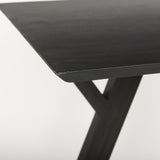 Jennings 54.0L x 16.0W x 29.5H Dark Brown Wood Console Table from Mercana - Luna Furniture