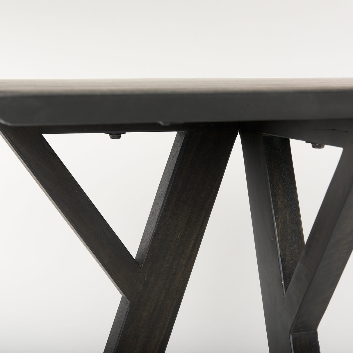 Jennings 54.0L x 16.0W x 29.5H Dark Brown Wood Console Table from Mercana - Luna Furniture