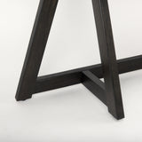 Jennings 54.0L x 16.0W x 29.5H Dark Brown Wood Console Table from Mercana - Luna Furniture