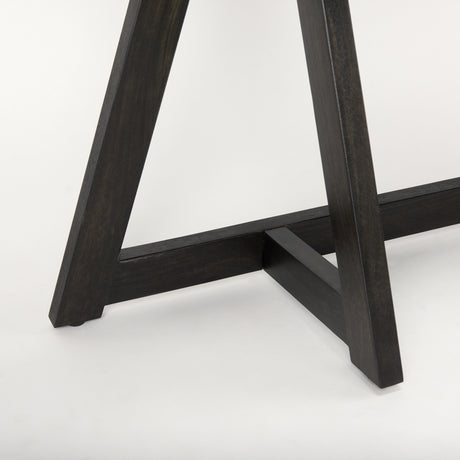 Jennings 54.0L x 16.0W x 29.5H Dark Brown Wood Console Table from Mercana - Luna Furniture