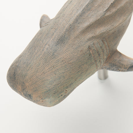 Willa Small Whale Shark sculpture from Mercana - Luna Furniture
