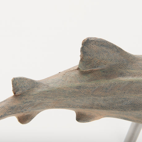 Willa Small Whale Shark sculpture from Mercana - Luna Furniture