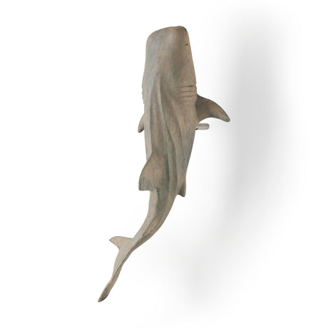 Willa Large Wall Mountable Whale Shark Sculpture from Mercana - Luna Furniture