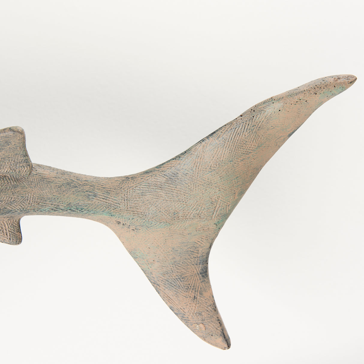 Willa Large Wall Mountable Whale Shark Sculpture from Mercana - Luna Furniture