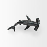 Acus 18H Small Hammerhead Shark Resin Wall Decor from Mercana - Luna Furniture