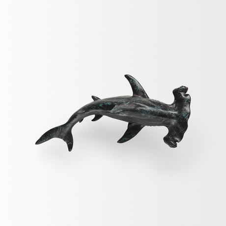 Acus 18H Small Hammerhead Shark Resin Wall Decor from Mercana - Luna Furniture