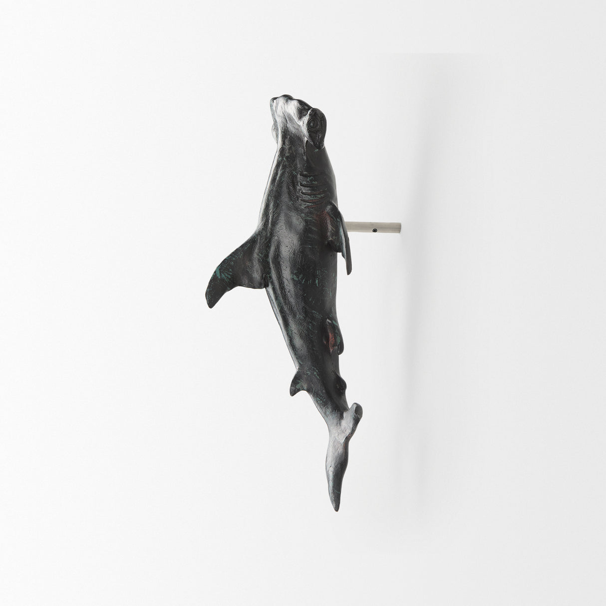 Acus 18H Small Hammerhead Shark Resin Wall Decor from Mercana - Luna Furniture