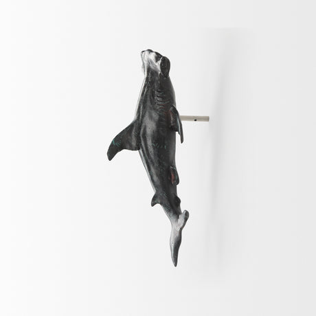 Acus 18H Small Hammerhead Shark Resin Wall Decor from Mercana - Luna Furniture