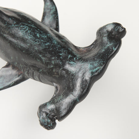 Acus 18H Small Hammerhead Shark Resin Wall Decor from Mercana - Luna Furniture