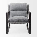 Guilia Castlerock Gray With Metal Frame Sling Accent Chair from Mercana - Luna Furniture