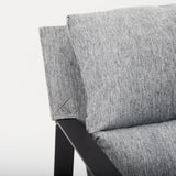 Guilia Castlerock Gray With Metal Frame Sling Accent Chair from Mercana - Luna Furniture