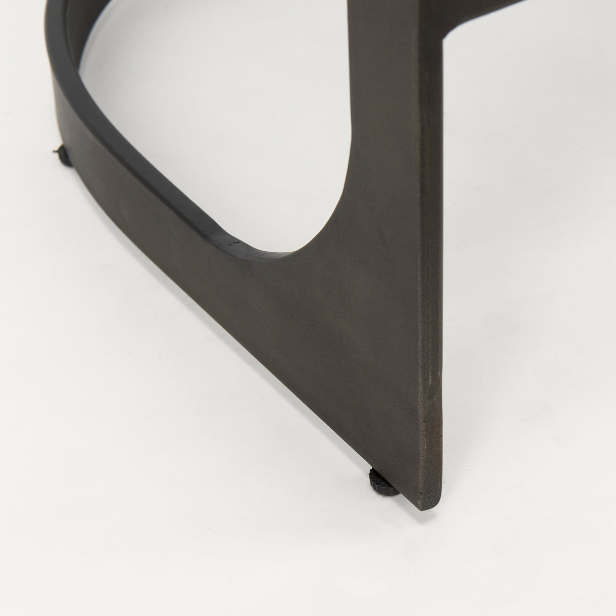 Tyson 17L x 18W x 28H Brown/Gray Suede W/ Metal Frame Counter Stool from Mercana - Luna Furniture