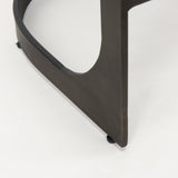 Tyson 17L x 18W x 28H Brown/Gray Suede W/ Metal Frame Counter Stool from Mercana - Luna Furniture