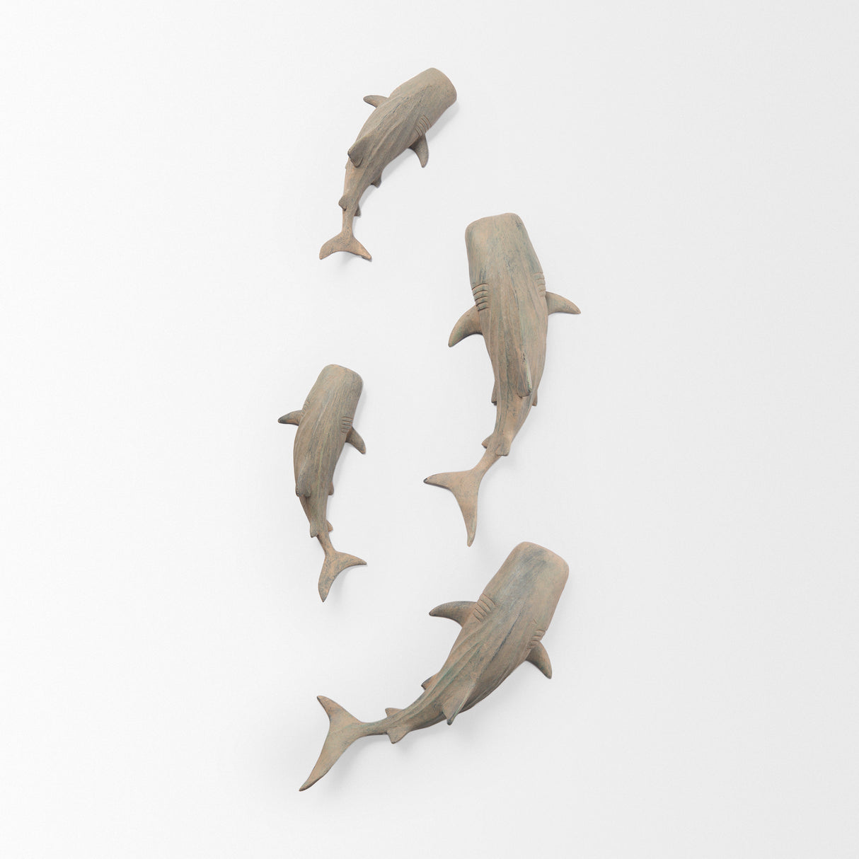 Willa Small Whale Shark sculpture from Mercana - Luna Furniture