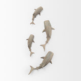 Willa Small Whale Shark sculpture from Mercana - Luna Furniture