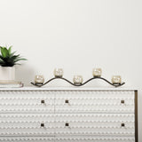 Savannah White Fir Veneer w/ Gold Metal Accents 6-Drawer Sideboard from Mercana - Luna Furniture