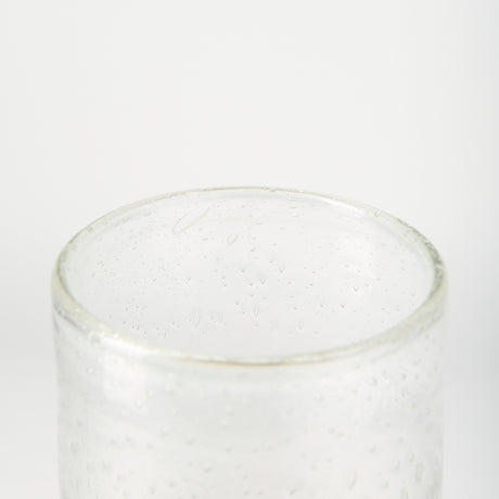 Adriatic I Small Brushed Gold Metal Glass Vase from Mercana - Luna Furniture