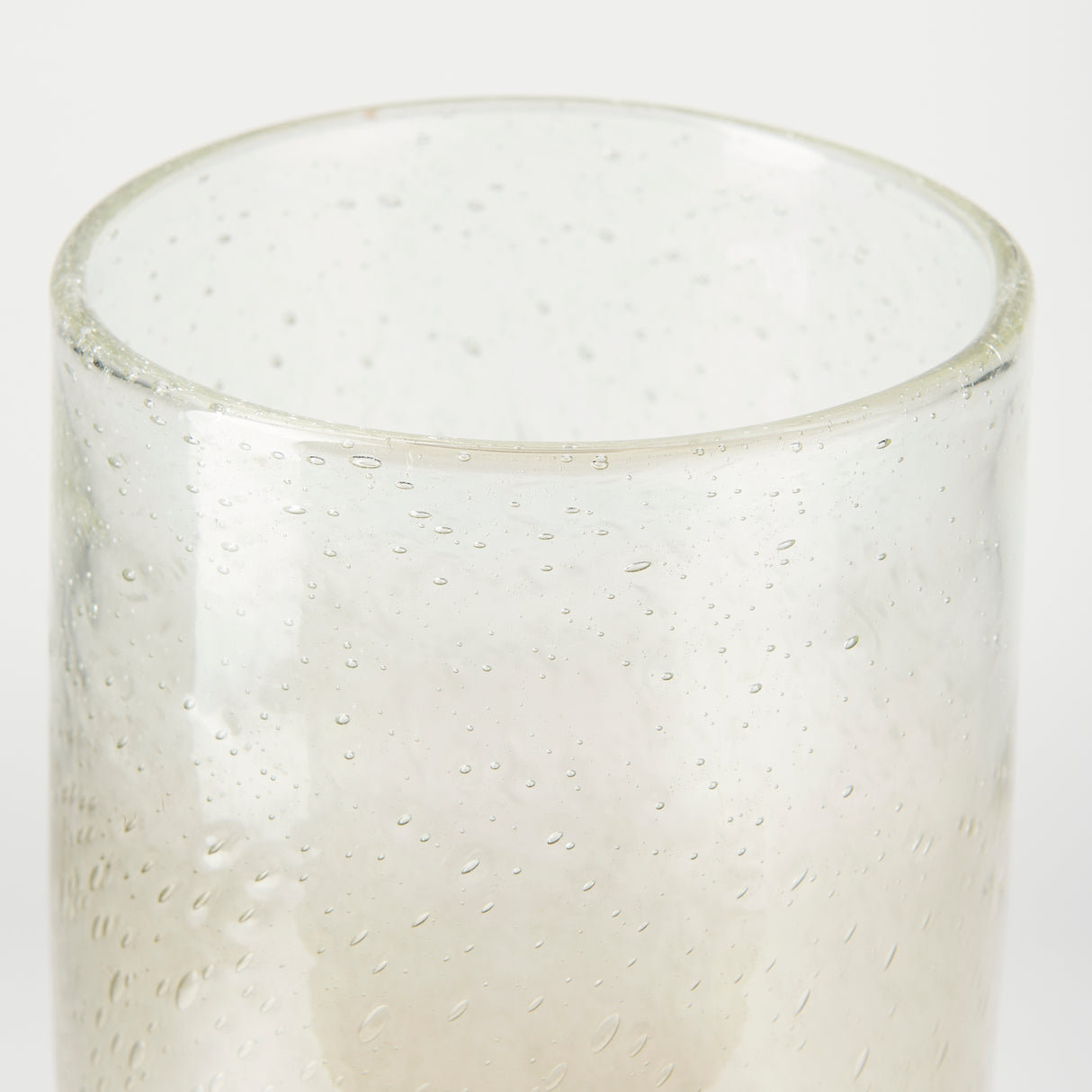 Adriatic II Large Brushed Gold Metal Glass Vase
