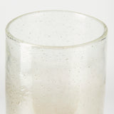 Adriatic II Large Brushed Gold Metal Glass Vase