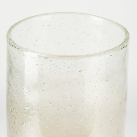Adriatic II Large Brushed Gold Metal Glass Vase from Mercana - Luna Furniture