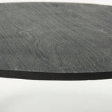 Atticus Black Wood and Antiqued Gold Metal Coffee Table from Mercana - Luna Furniture
