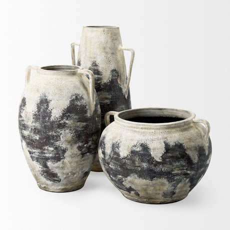 Boscia 28.9H Double Ear Floor Vase from Mercana - Luna Furniture