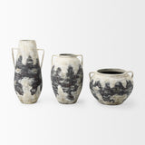 Boscia 22H Double Ear Floor Vase from Mercana - Luna Furniture
